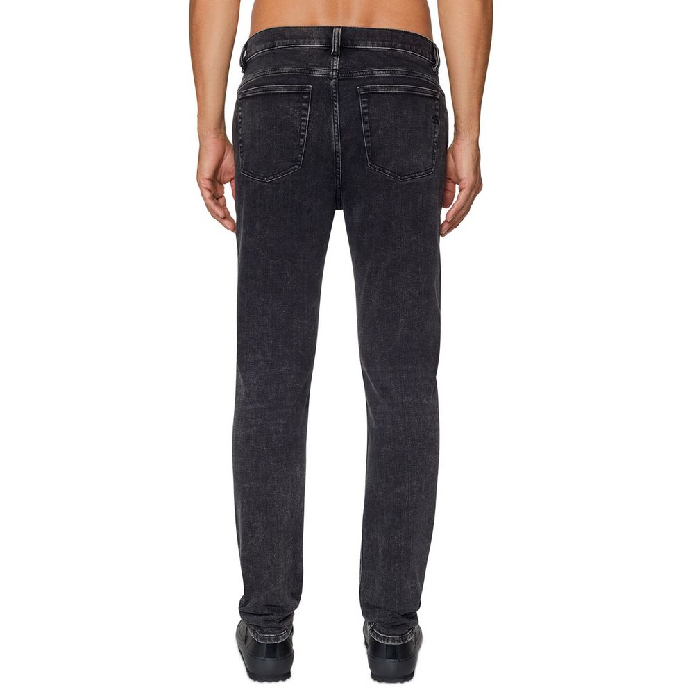 Black Cotton Men Jean-Diesel-LabelTerrace.com