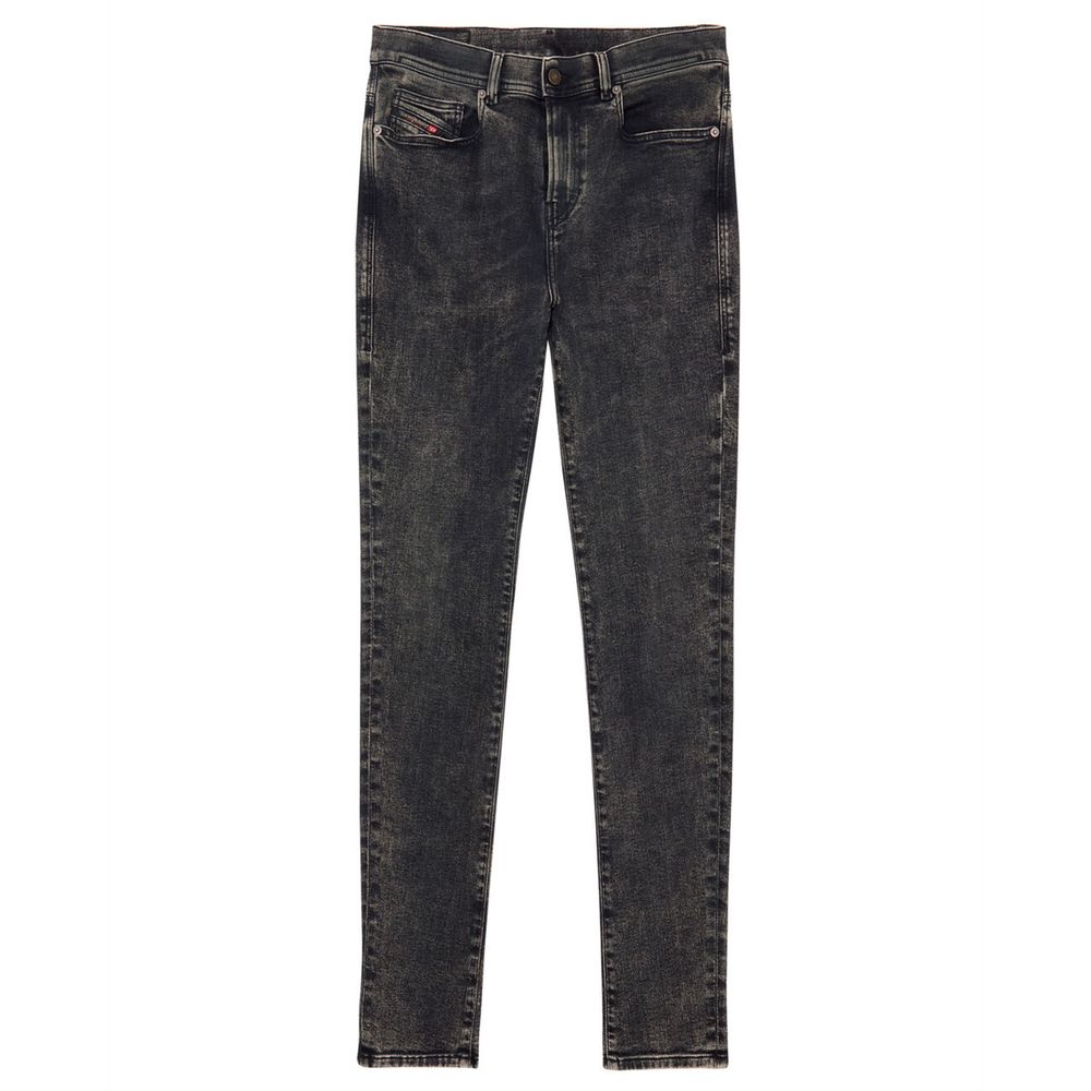 Black Cotton Men Jean-Diesel-LabelTerrace.com