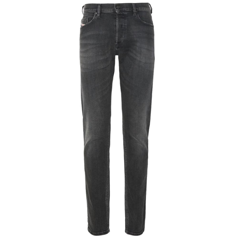Black Cotton Men Jeans-Diesel-LabelTerrace.com