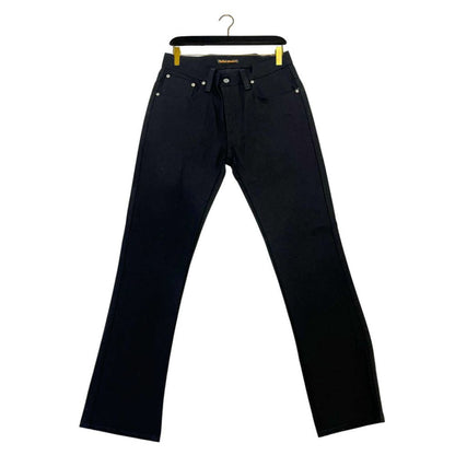 Black Cotton Men Jeans-Nudie Jeans-LabelTerrace.com