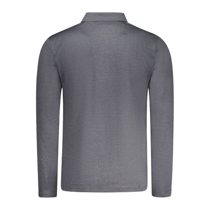 Black Cotton Men Polo Shirt-Guess Jeans-LabelTerrace.com