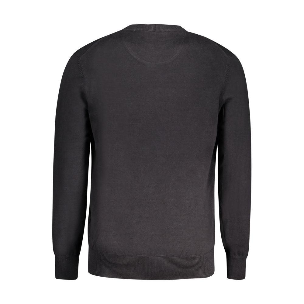 Black Cotton Men Sweater-Timberland-LabelTerrace.com