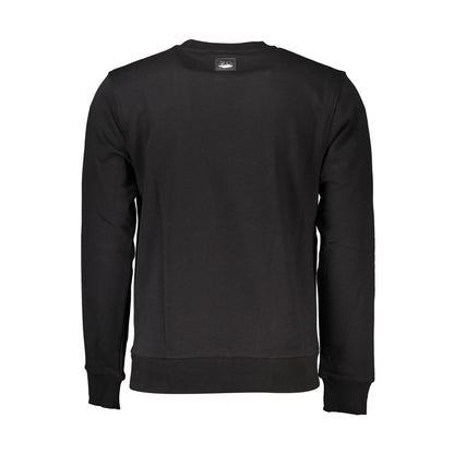 Black Cotton Men Sweater-Cavalli Class-LabelTerrace.com
