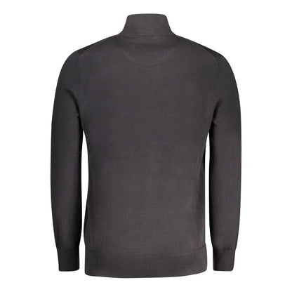 Black Cotton Men Sweater-Timberland-LabelTerrace.com