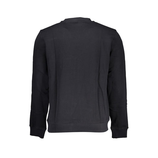 Black Cotton Men Sweater-Napapijri-LabelTerrace.com