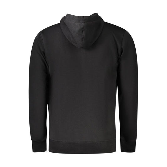 Black Cotton Men Sweater-Coveri Moving-LabelTerrace.com