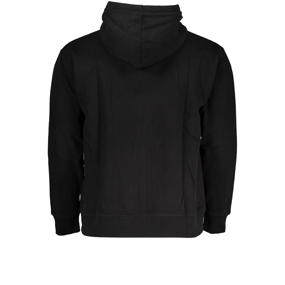 Black Cotton Men Sweater-Vans-LabelTerrace.com
