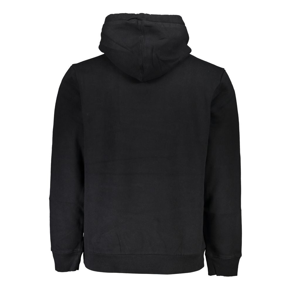 Black Cotton Men Sweater-Napapijri-LabelTerrace.com