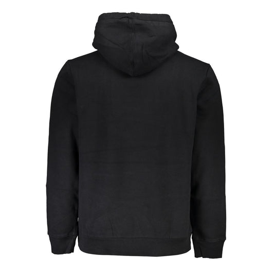 Black Cotton Men Sweater-Napapijri-LabelTerrace.com