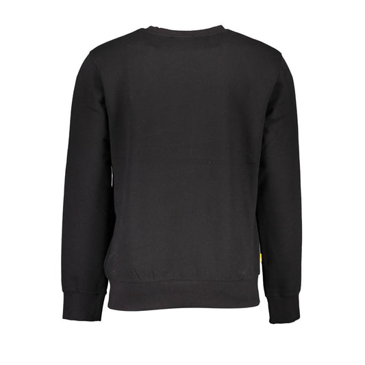 Black Cotton Men Sweater-Timberland-LabelTerrace.com