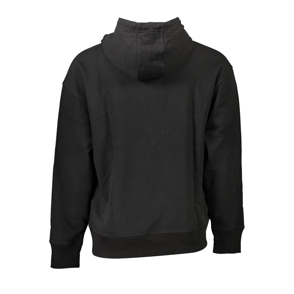 Black Cotton Men Sweater-Tommy Hilfiger-LabelTerrace.com