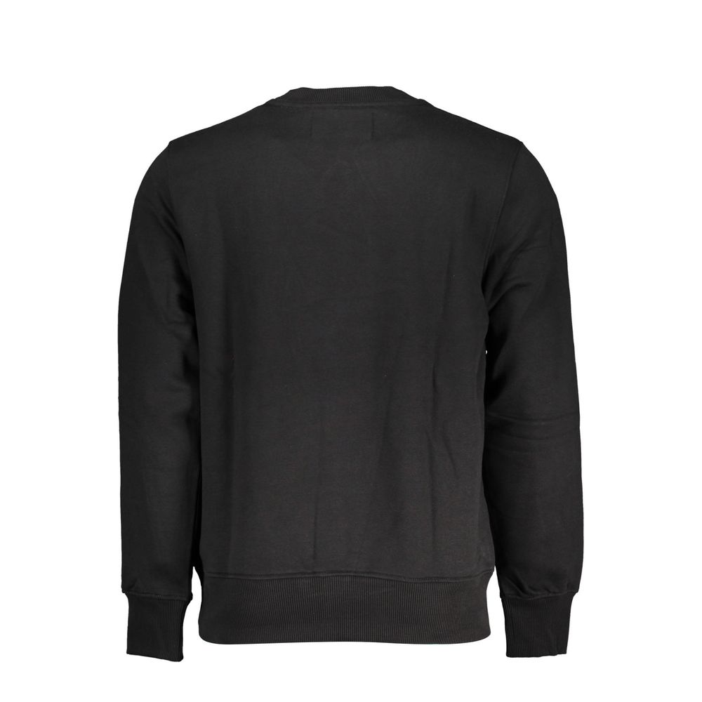 Black Cotton Men Sweater-Calvin Klein-LabelTerrace.com