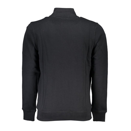 Black Cotton Men Sweater-North Sails-LabelTerrace.com