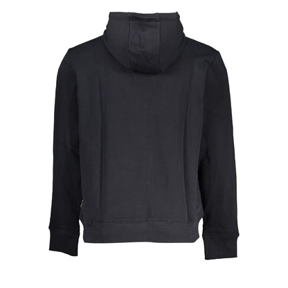 Black Cotton Men Sweater-Napapijri-LabelTerrace.com