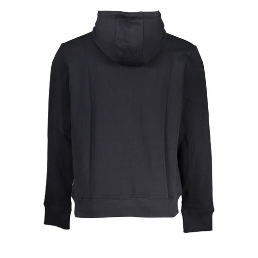 Black Cotton Men Sweater-Napapijri-LabelTerrace.com