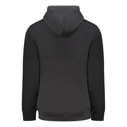 Black Cotton Men Sweater