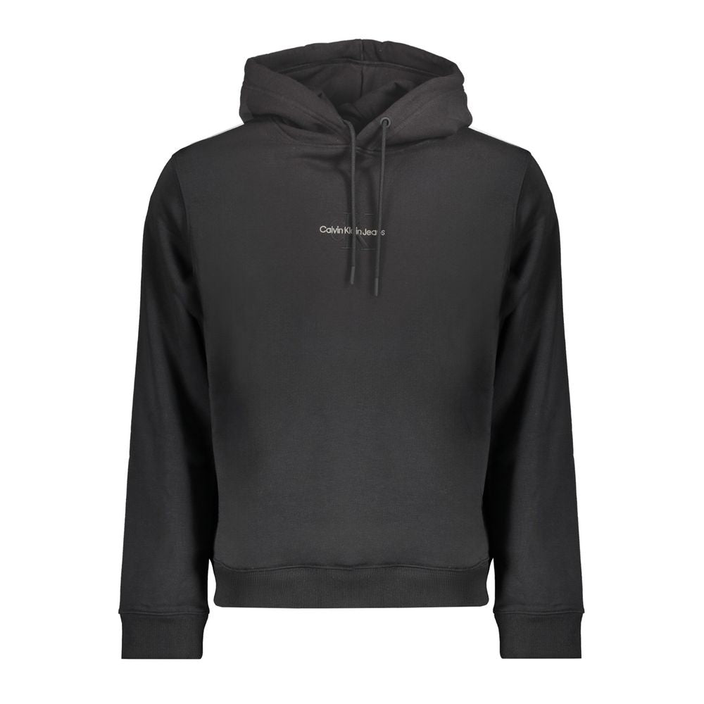 Black Cotton Men Sweater-Calvin Klein-LabelTerrace.com