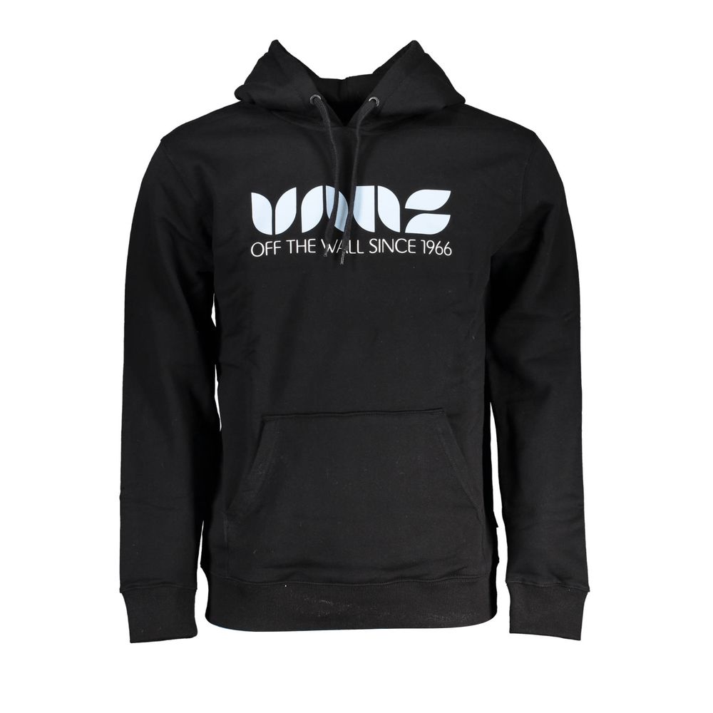 Black Cotton Men Sweater-Vans-LabelTerrace.com