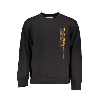 Black Cotton Men Sweater-Calvin Klein-LabelTerrace.com