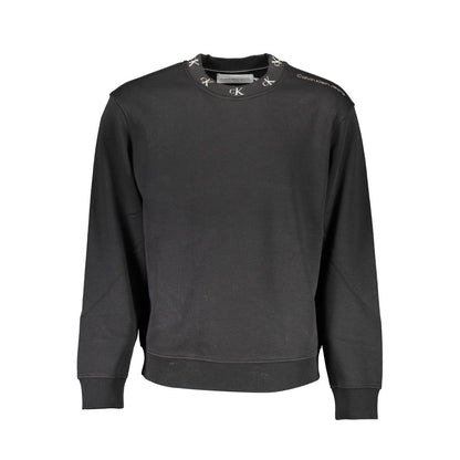 Black Cotton Men Sweater-Calvin Klein-LabelTerrace.com