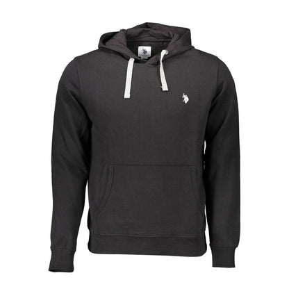 Black Cotton Men Sweater-U.S. POLO ASSN.-LabelTerrace.com