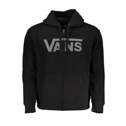 Black Cotton Men Sweater-Vans-LabelTerrace.com