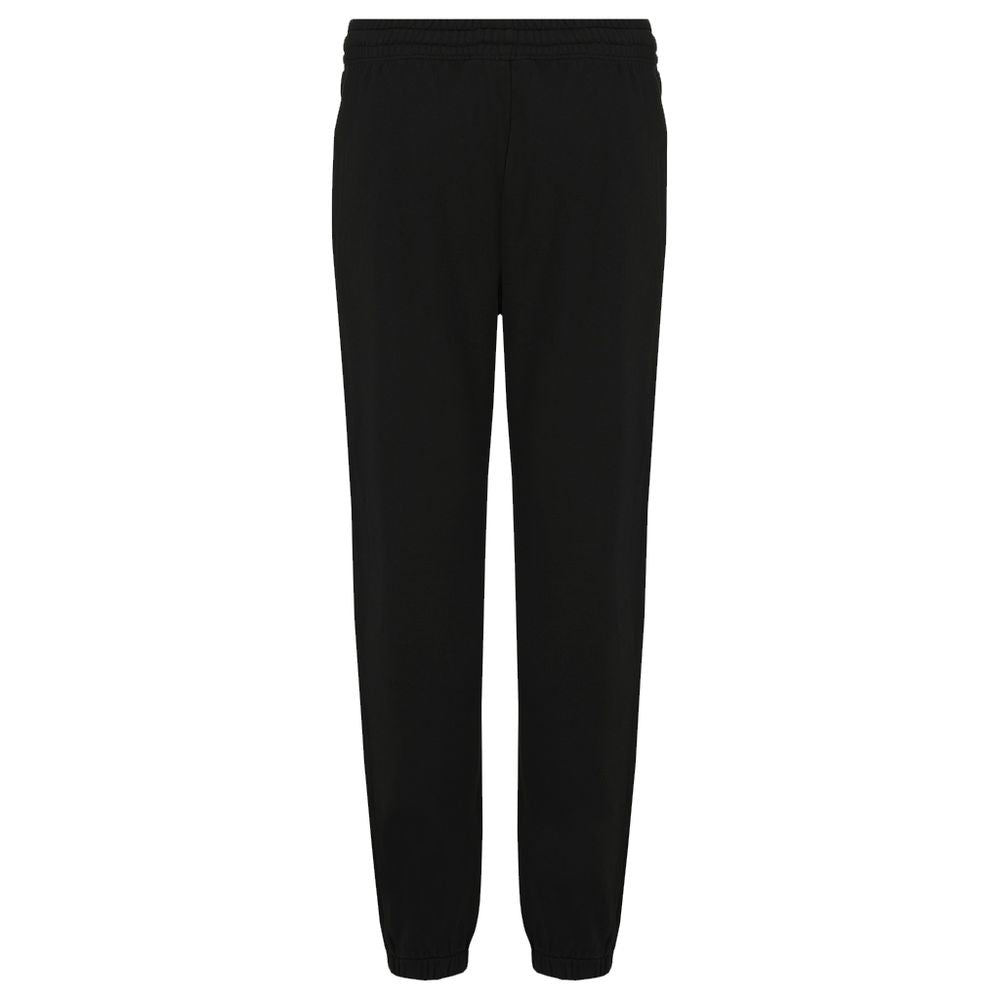Black Cotton Men Sweatpant-Diego Venturino-LabelTerrace.com