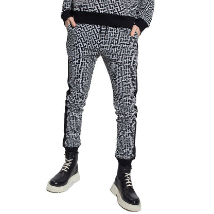 Black Cotton Men Sweatpant-Balmain-LabelTerrace.com
