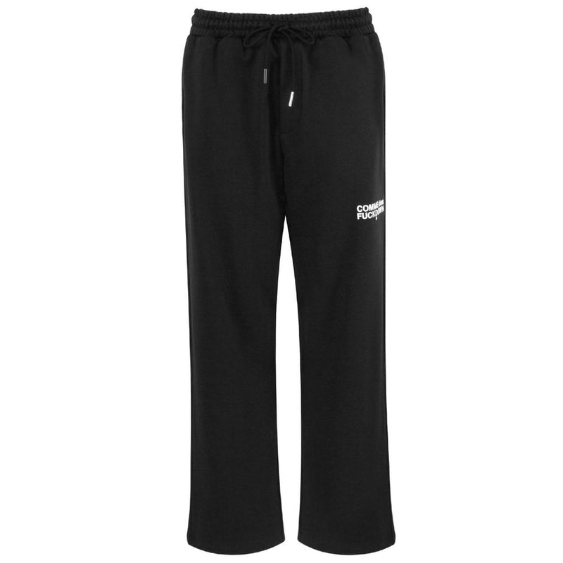Black Cotton Men Sweatpant
