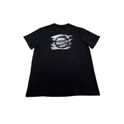 Black Cotton Men T-Shirt-Trussardi Beachwear-LabelTerrace.com