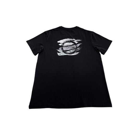 Black Cotton Men T-Shirt-Trussardi Beachwear-LabelTerrace.com
