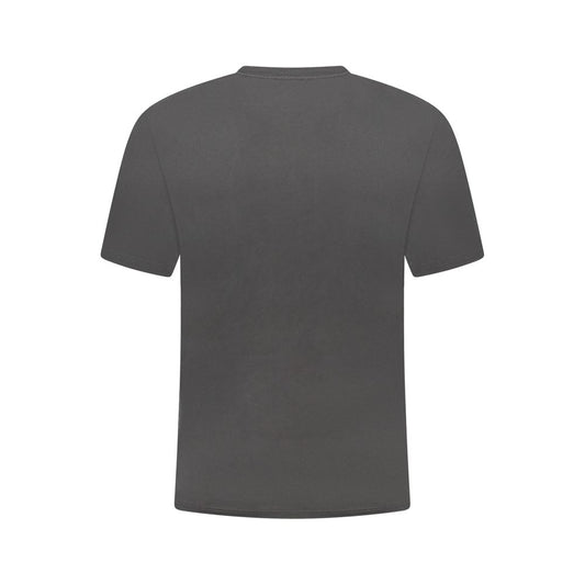 Black Cotton Men T-Shirt