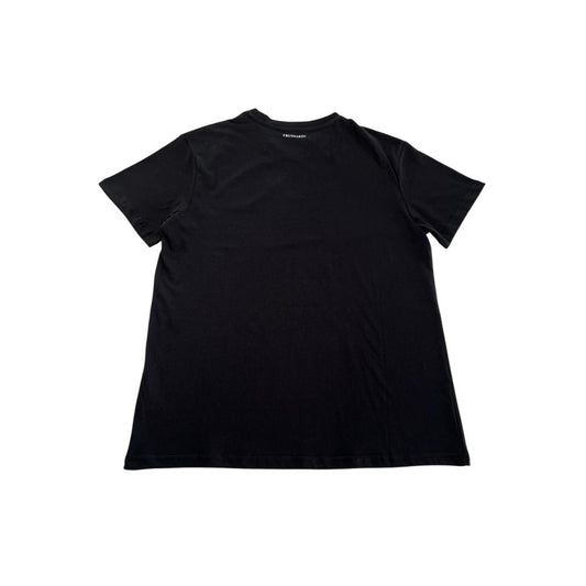 Black Cotton Men T-Shirt-Trussardi Beachwear-LabelTerrace.com