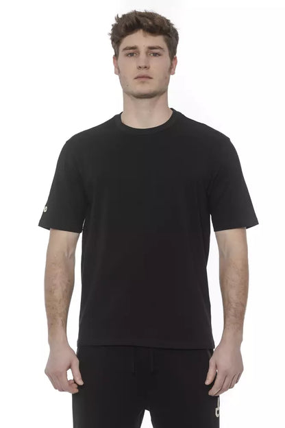 Black Cotton Men T-Shirt-Tond-LabelTerrace.com