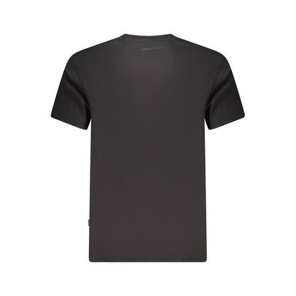 Black Cotton Men T-Shirt-Pepe Jeans-LabelTerrace.com