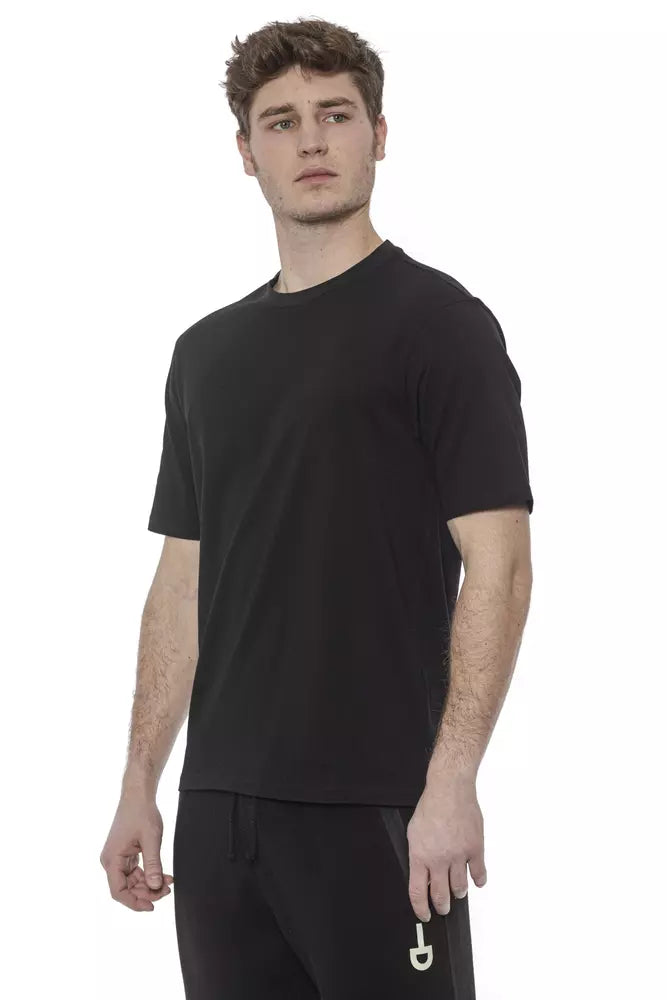 Black Cotton Men T-Shirt-Tond-LabelTerrace.com