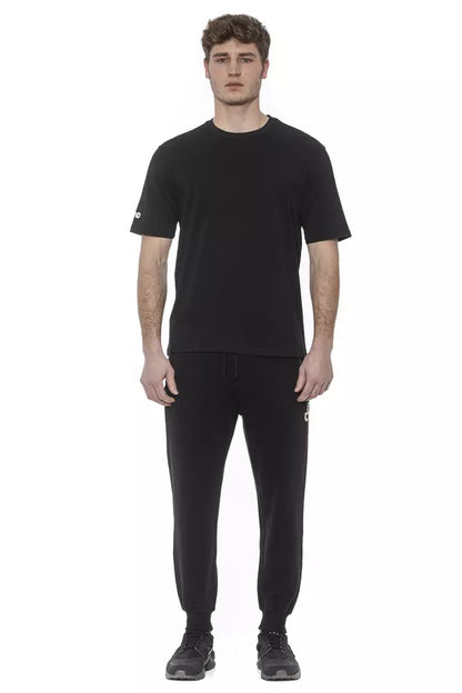 Black Cotton Men T-Shirt-Tond-LabelTerrace.com