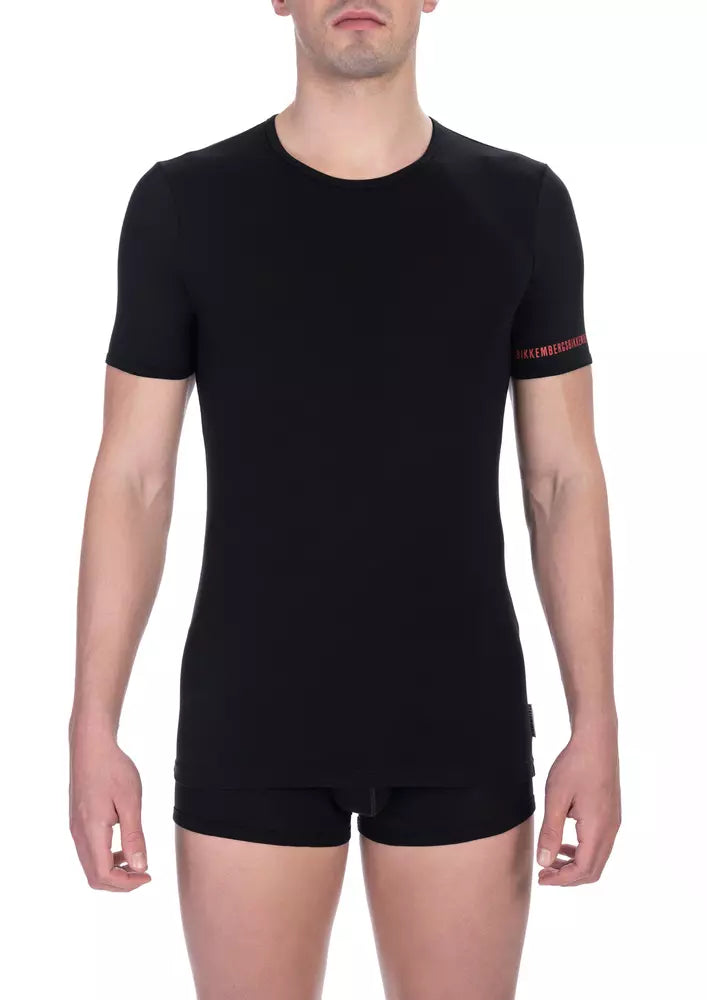 Black Cotton Men's T-Shirt Pack
