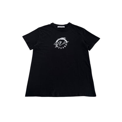Black Cotton Men T-Shirt-Trussardi Beachwear-LabelTerrace.com