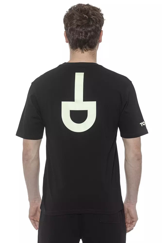 Black Cotton Men T-Shirt-Tond-LabelTerrace.com