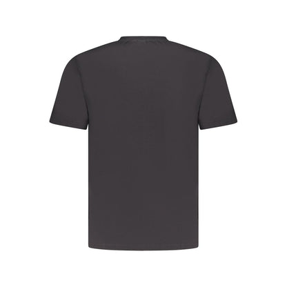 Sort bomuld herre-T-shirt