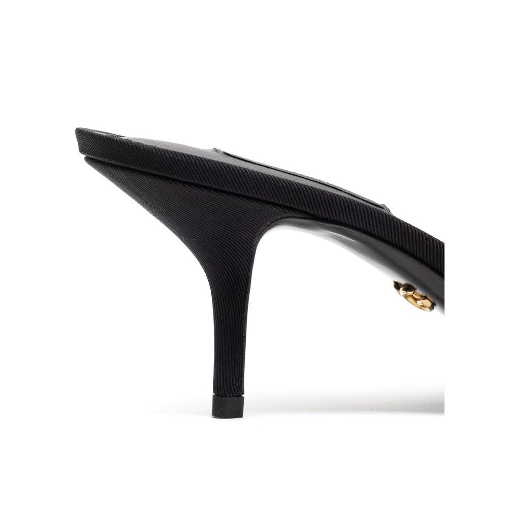 Black Cotton Sandal-Dolce & Gabbana-LabelTerrace.com