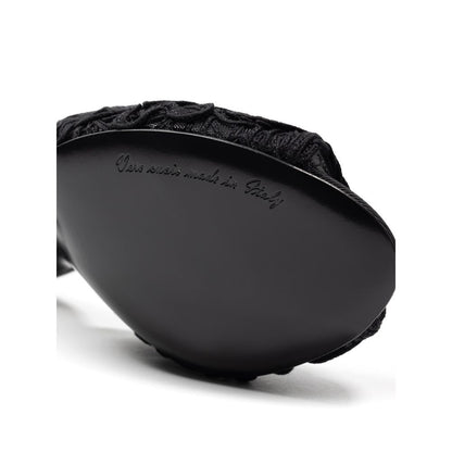 Black Cotton Sandal-Dolce & Gabbana-LabelTerrace.com