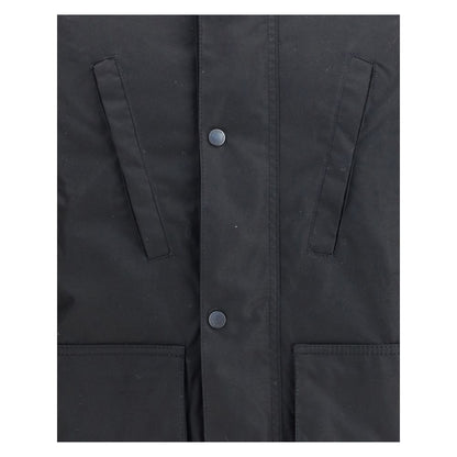 Black Cotton Parka