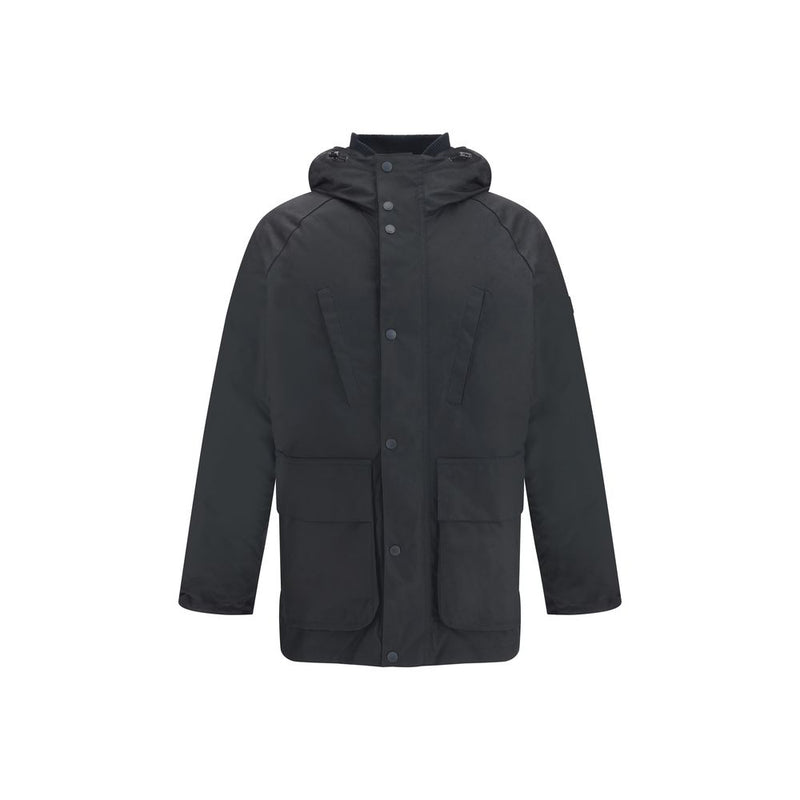 Black Cotton Parka