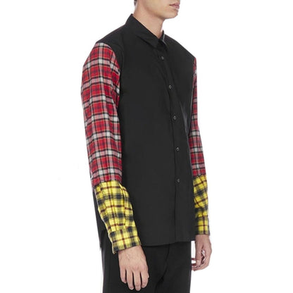 Comme Des Garçons Checked Sleeve Shirt-Comme Des Garçons-LabelTerrace.com