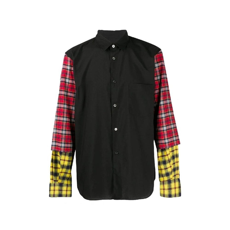 Comme Des Garçons Checked Sleeve Shirt-Comme Des Garçons-LabelTerrace.com