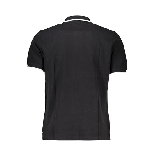 Black Cotton Polo Shirt-North Sails-LabelTerrace.com