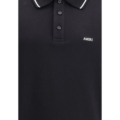 Black Cotton Polo Shirt
