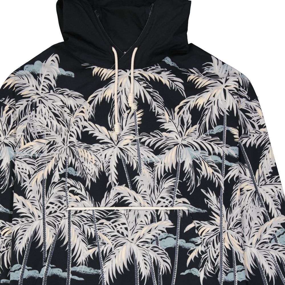 Hooded Printed Shirt-Palm Angels-LabelTerrace.com